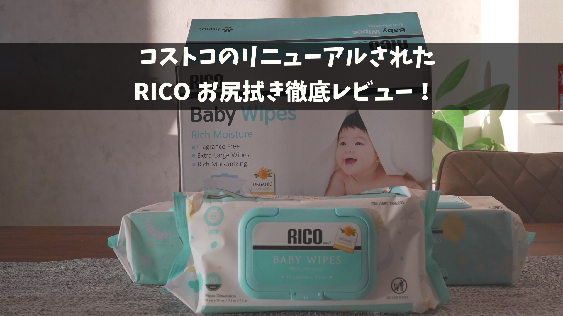 リニューアルされたコストコのお尻ふきレビュー！【RICO Baby wipe】 | 知育パパ