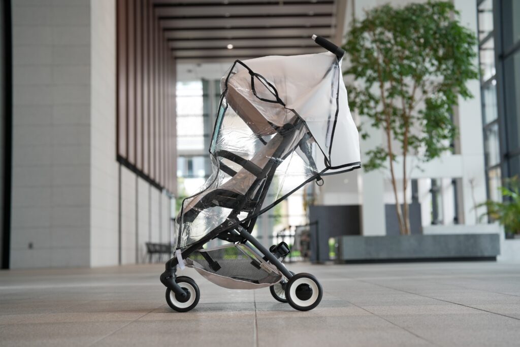 VIAKY製レインカバーのフィット感の良さ