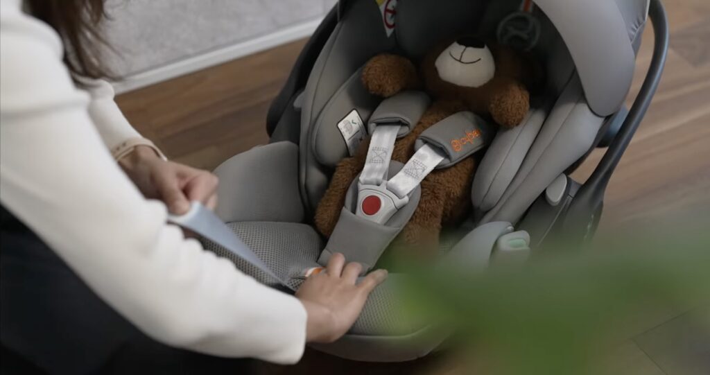 肩ベルトの閉め方