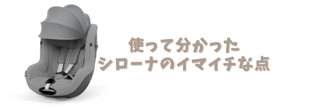 シローナのイマイチな点